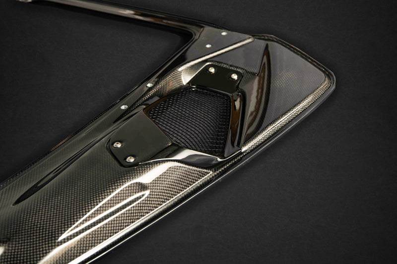 Capristo Ferrari 488GTS/Pista - Carbon Fiber + Glass Bonnet (Design S)