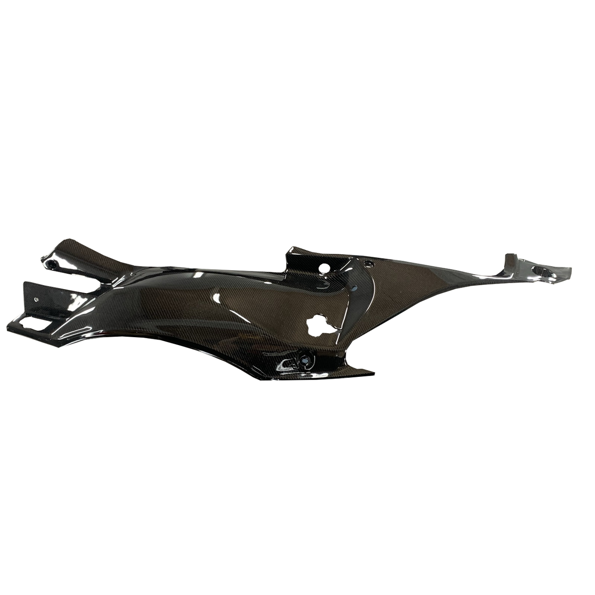 MATTS Audi R8 Gen.2 frunk bay wheel arches - OEM laminated carbon - arches