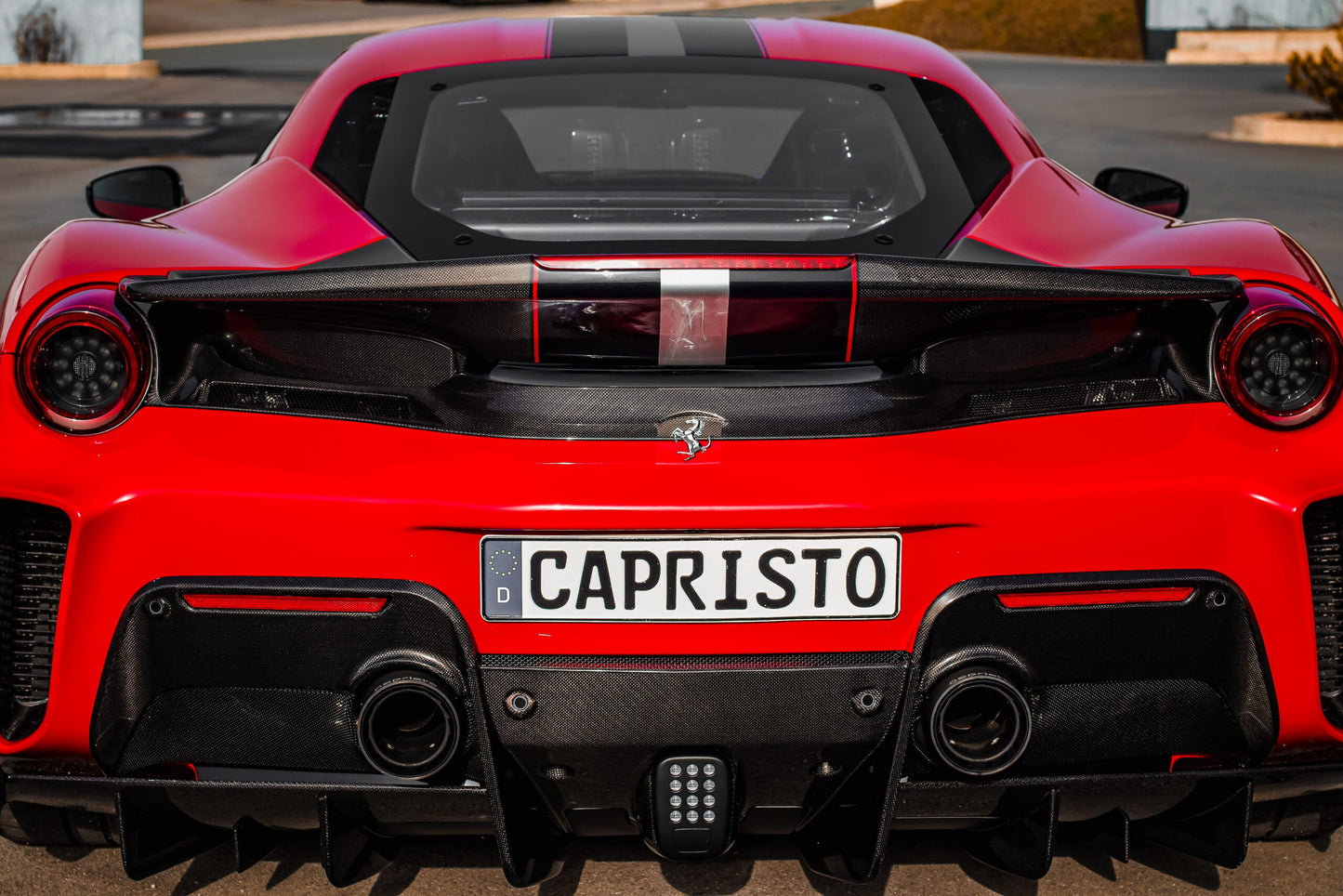 Capristo Ferrari 488 Pista - End Pipe Shells