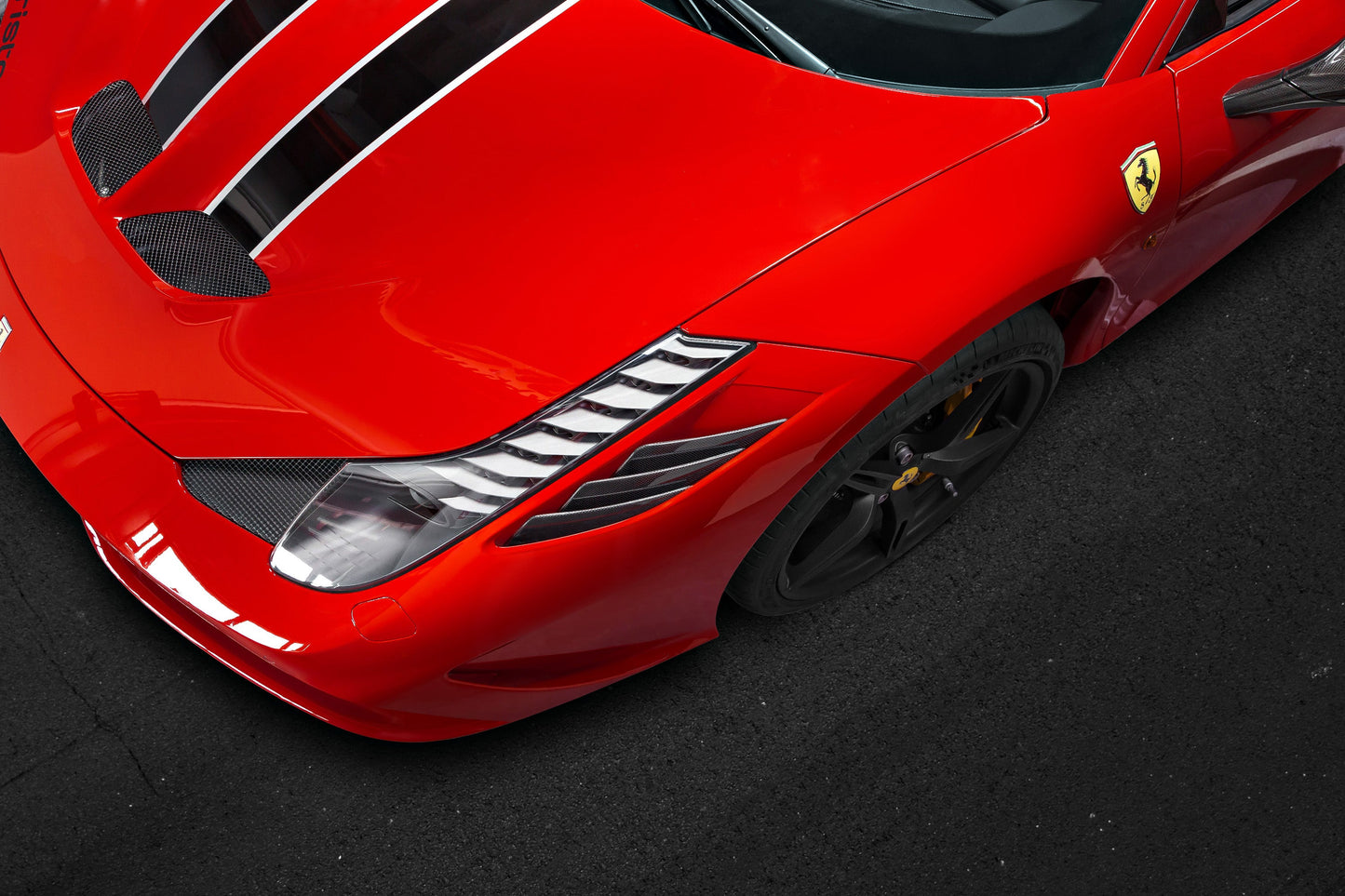 Capristo Ferrari 458 Speciale - Carbon Fiber Air Outlet Ribs
