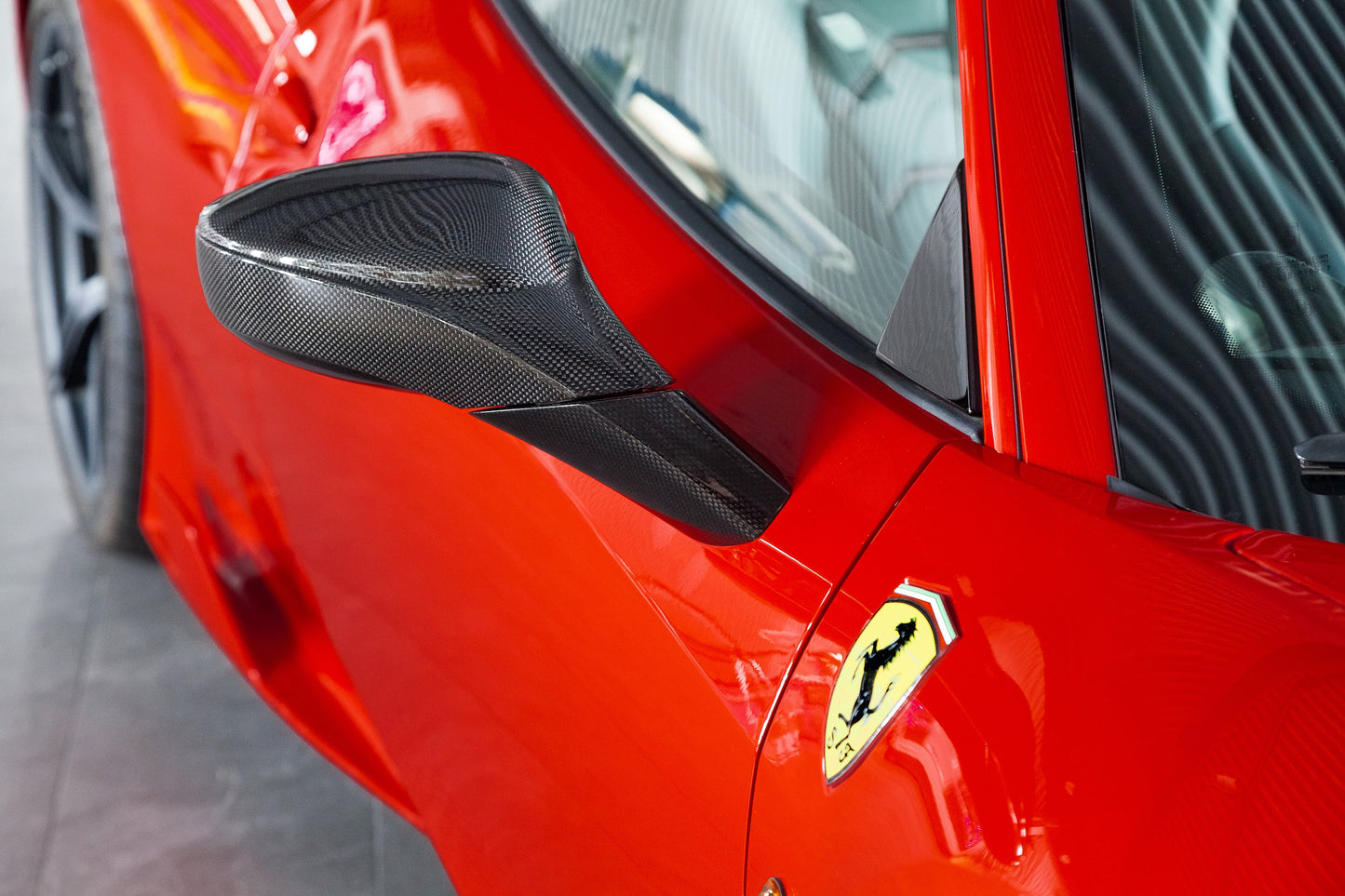 Capristo Ferrari 458 - Carbon Fiber Mirror Cases