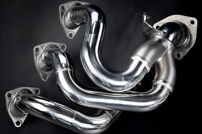 Capristo Porsche 718 GT4RS - SET: Valved Muffler, 100 Cell OPF Replacement, Performance Headers + Wicrom Tips