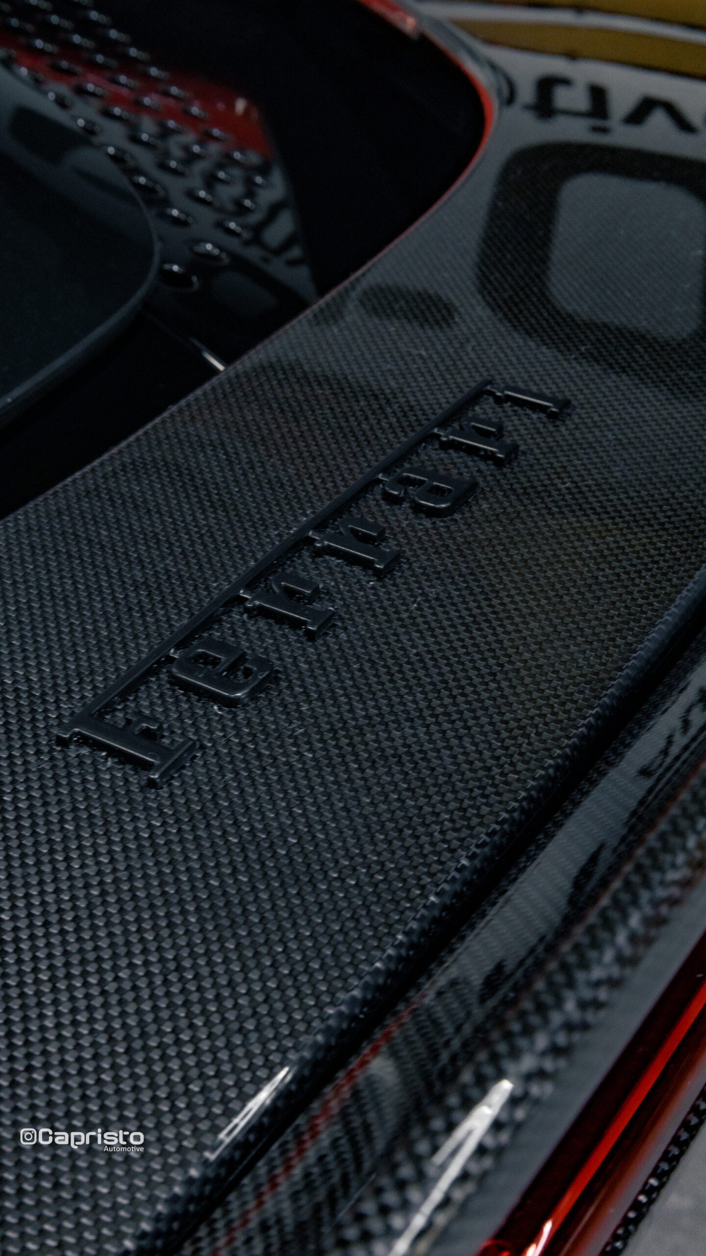 Capristo Ferrari SF90 - Carbon Fiber Rear Spoiler