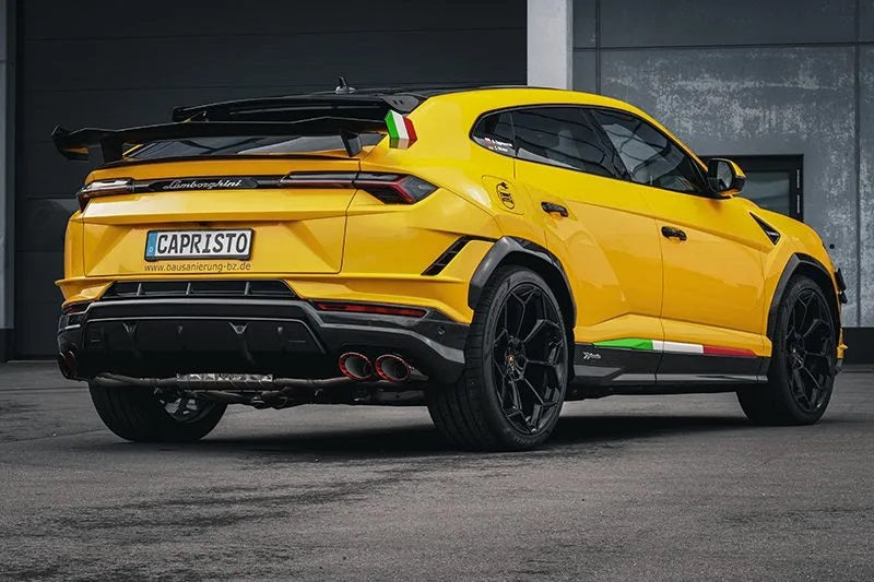Capristo Lamborghini Urus Performante - Valved Exhaust, MidSilencer Spare + Wicrom Tips (OE Actuators)
