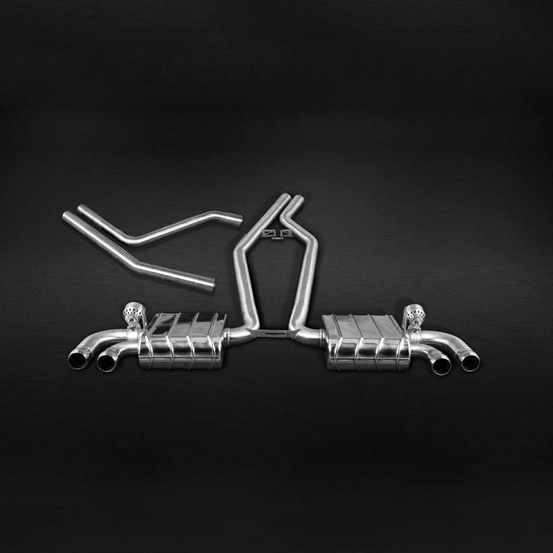Capristo Porsche 958.1 Cayenne V8 GTS - Valved Exhaust w Mid-Silencer Spare Pipes (CES3)