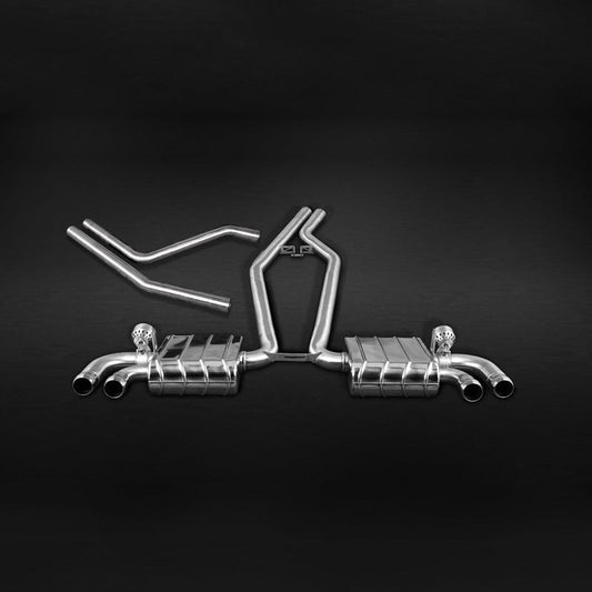 Capristo Porsche 958.1 Cayenne V8 GTS - Valved Exhaust w Mid-Silencer Spare Pipes (CES3)