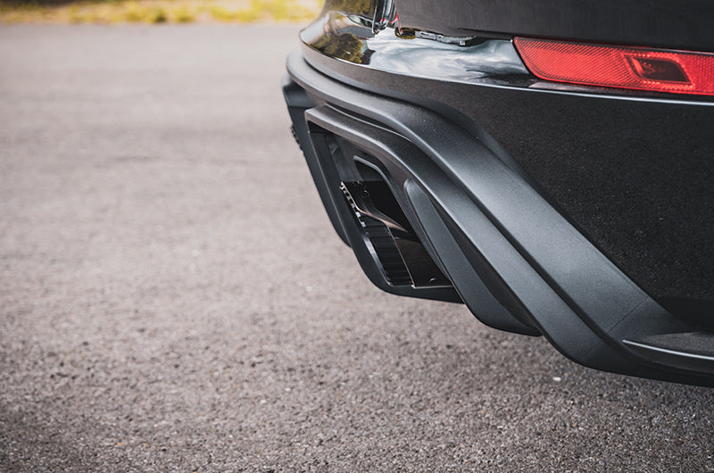 Capristo Porsche 718 GT4RS - Valved Muffler + Slanted Wicrom Tips (for PSE)