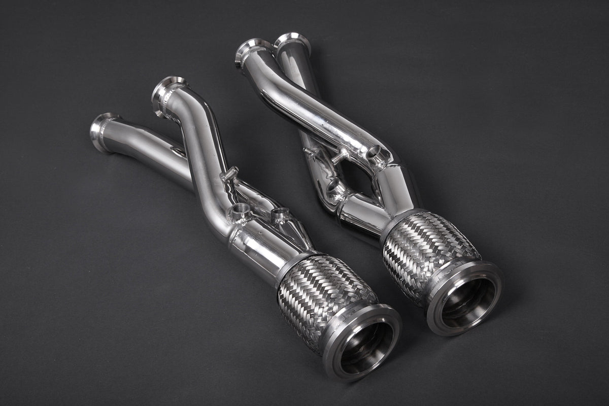 Capristo Lamborghini Aventador - Racing Spare Pipes + Heat Protection - view 2