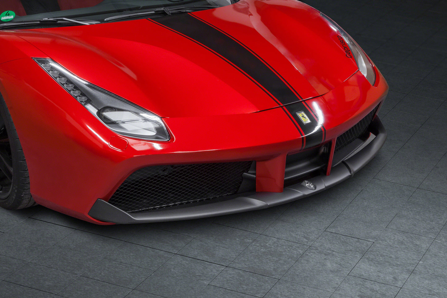 Capristo Ferrari 488 - Carbon Fiber Front Spoiler