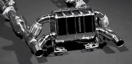 Capristo Ferrari F430 Scuderia/16M - Valved Exhaust, Cat Spares + Heat Protection