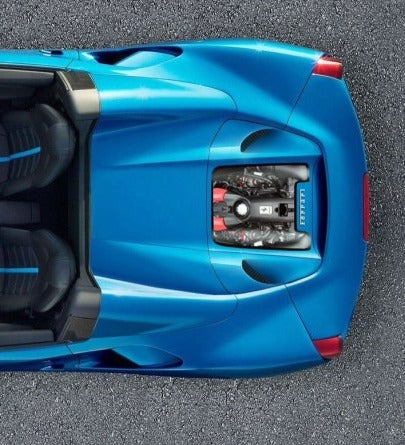 Capristo Ferrari 488GTS/Pista - Carbon Fiber + Glass Bonnet (Design S)
