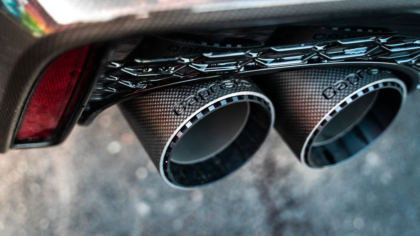 Capristo Audi RS6/7 (C8) - ECE Valved Exhaust + Carbon Tips (OE Actuators)