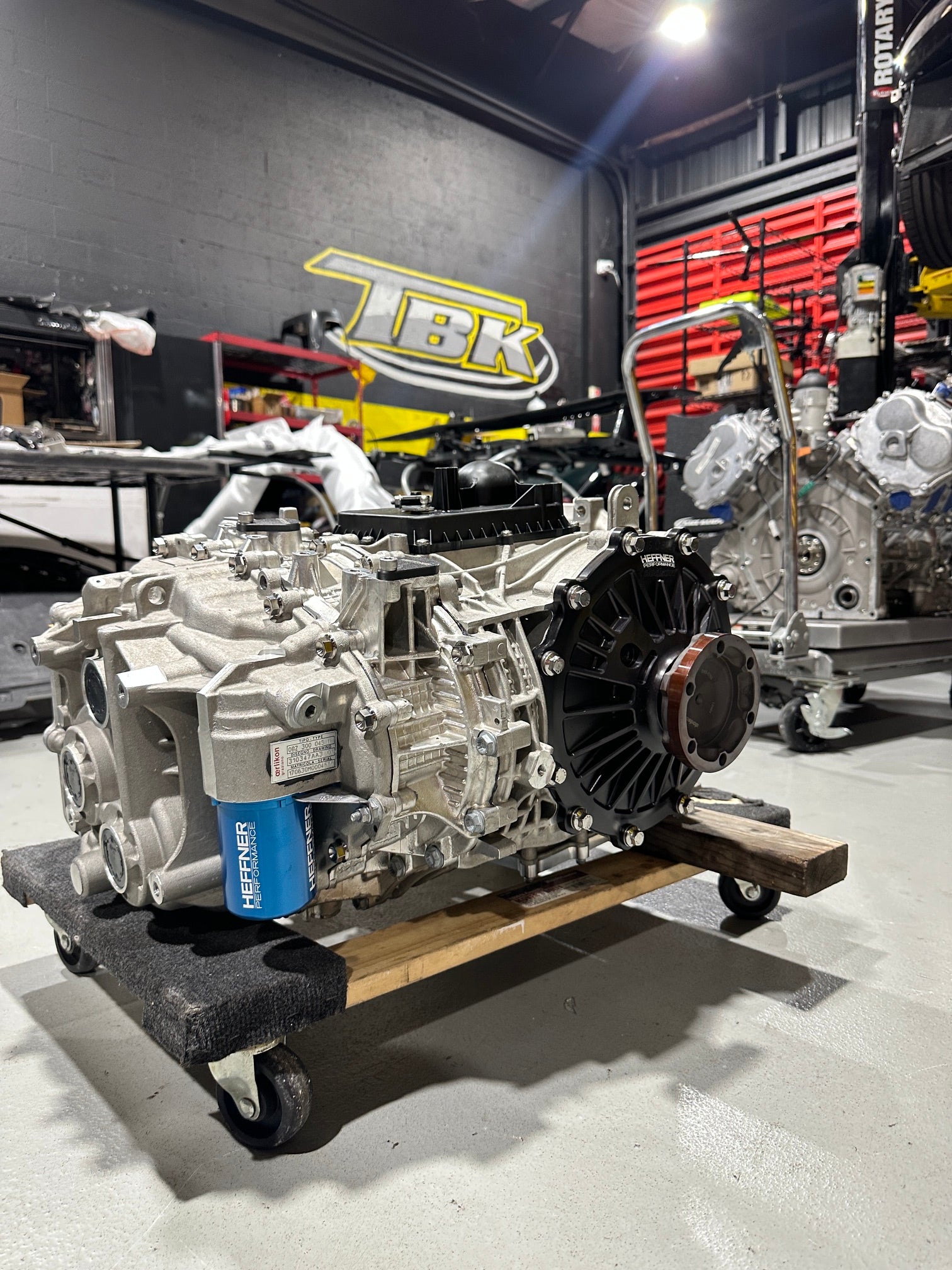 Heffner DL800 transmission assembly