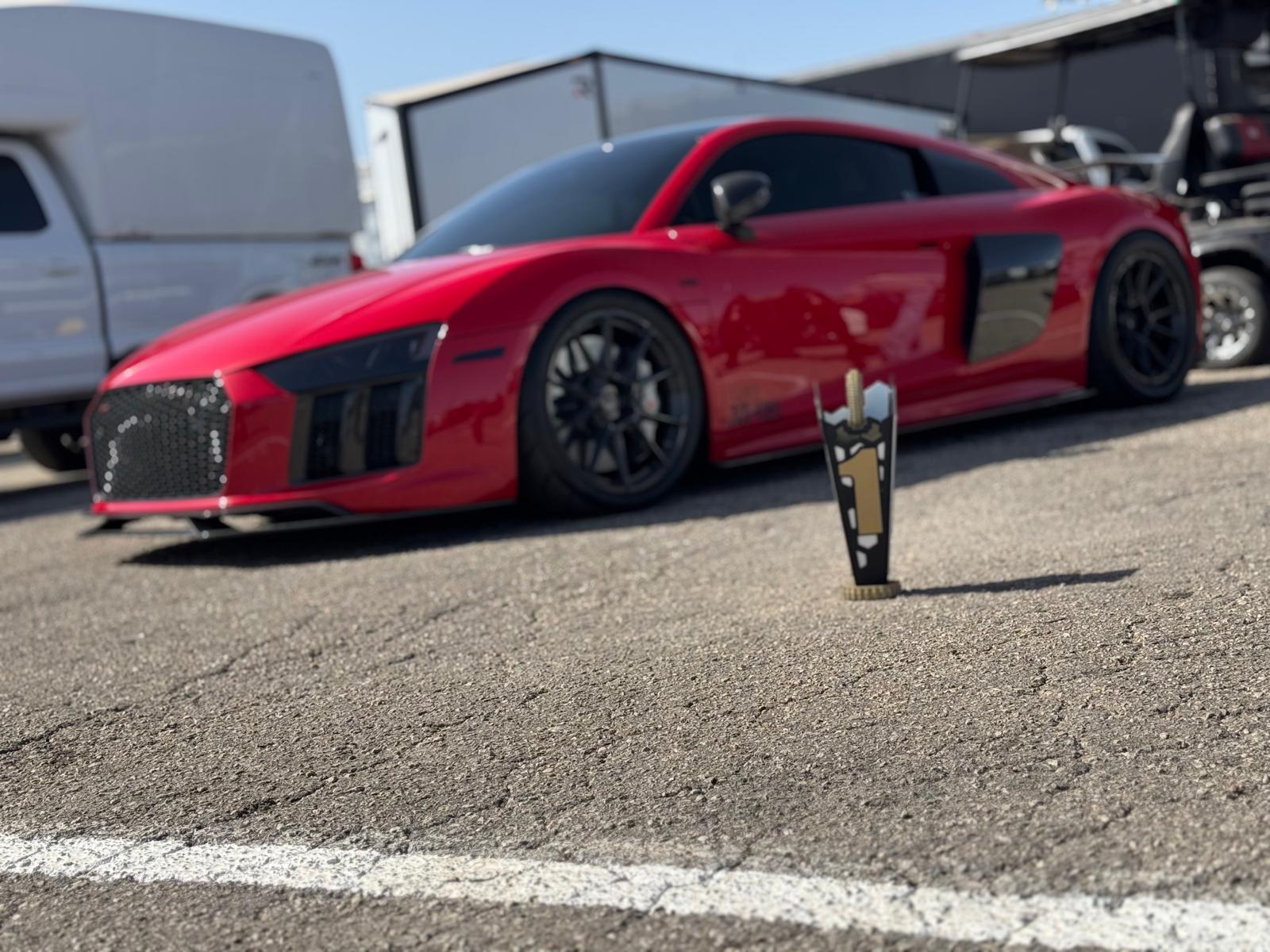 Audi R8 track prep